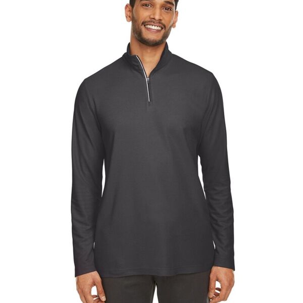 Men's Fusion ChromaSoft™ Pique Quarter-Zip Pullover Thumbnail
