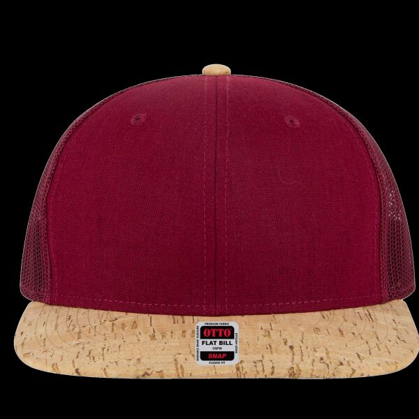 OTTO CAP® "OTTO SNAP" 6 Panel Pro Style Mesh Back Trucker Snapback Hat Thumbnail