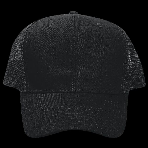 OTTO CAP® 6 Panel Mid Profile Mesh Back Trucker Hat Thumbnail