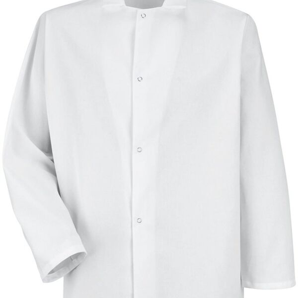 Men's Gripper-Front Short Butcher Coat Thumbnail