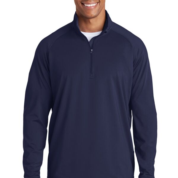 Sport Tek Tall Sport Wick ® Stretch 1/4 Zip Pullover Thumbnail