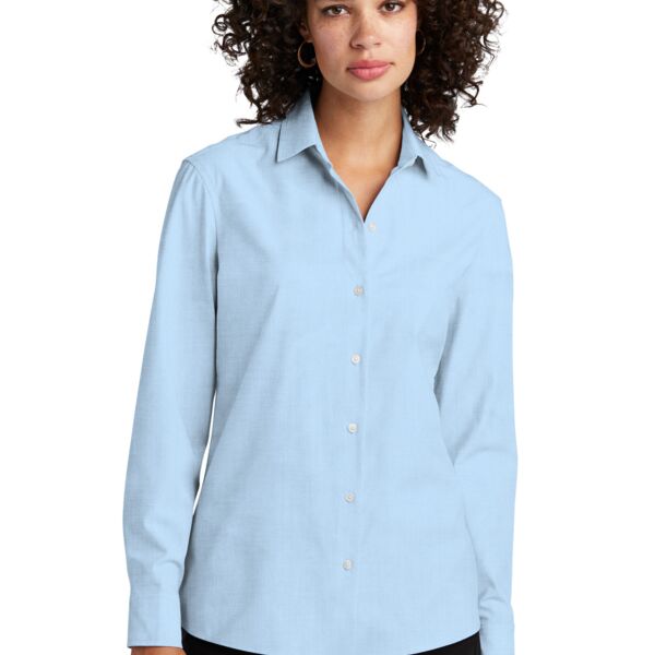 Mercer + Mettle Women's Long Sleeve Stretch Woven Shirt Thumbnail
