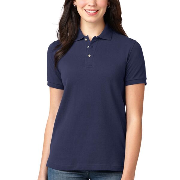 Port Authority Women's Heavyweight Cotton Pique Polo Thumbnail