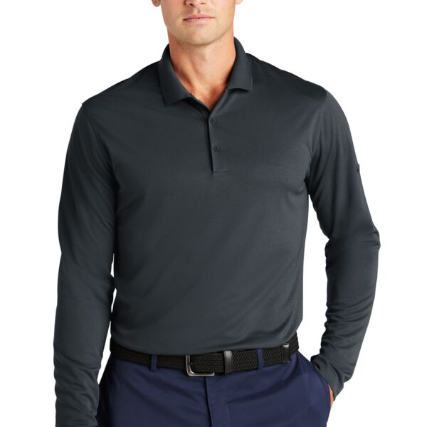 Nike Dri FIT Micro Pique 2.0 Long Sleeve Polo Thumbnail