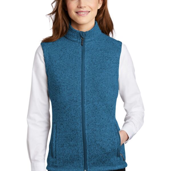 Port Authority Women's Sweater Fleece Vest Thumbnail
