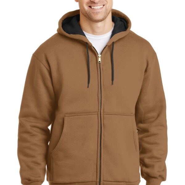 CornerStone Heavyweight Full Zip Hooded Sweatshirt with Thermal Lining Thumbnail