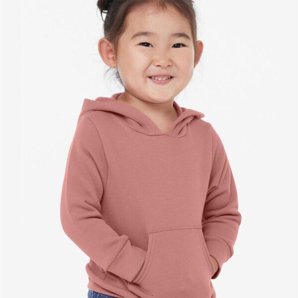Bella + Canvas Toddler Sponge Fleece Pullover Hoodie Sweatshirt Thumbnail